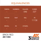 AK 3rd Generation Brick Red 17ml