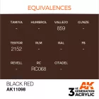 AK 3rd Generation Black Red 17ml