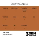 AK Interactive - Light Brown 17ml festék