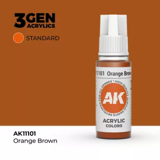 AK Interactive - Orange Brown 17ml festék