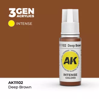 AK Interactive - Deep Brown 17ml festék