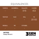 AK Interactive - Deep Brown 17ml festék