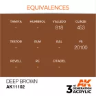 AK 3rd Generation Deep Brown 17ml