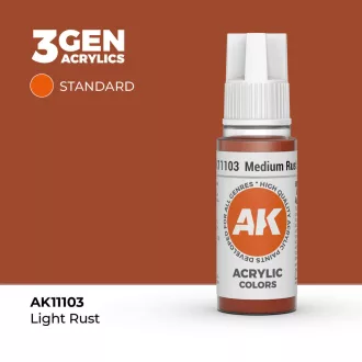 AK Interactive - Medium Rust 17ml festék