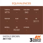 AK 3rd Generation Saddle Brown 17ml