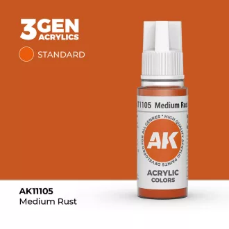 AK Interactive - Light Rust 17ml festék