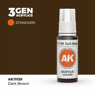 AK Interactive - Dark Brown 17ml festék