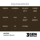 AK Interactive - Leather Brown 17ml festék