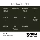 AK Interactive - Burnt Umber 17ml festék