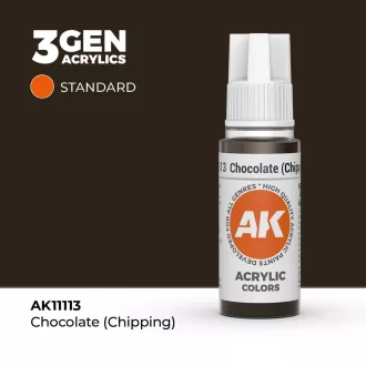 AK Interactive - Chocolate (Chipping) 17ml festék