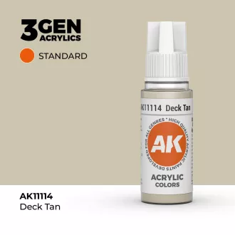 AK Interactive - Deck Tan 17ml festék