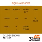AK 3rd Generation Golden Brown 17ml