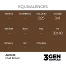 AK Interactive - Mud Brown 17ml festék