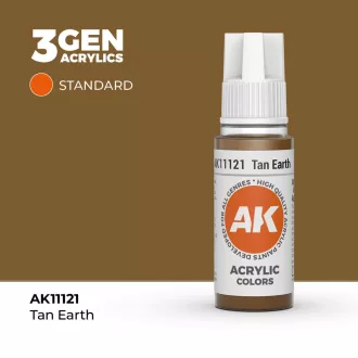 AK Interactive - Tan Earth 17ml festék