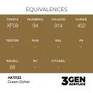 AK Interactive - Green Ocher 17ml festék
