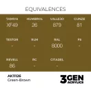 AK Interactive - Green-Brown 17ml festék