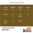 AK 3rd Generation Green-Brown 17ml