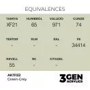 AK Interactive - Green-Grey 17ml festék
