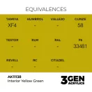 AK Interactive - Interior Yellow Green 17ml festék