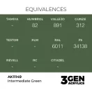 AK Interactive - Intermediate Green 17ml festék