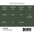 AK Interactive - Gunship Green 17ml festék