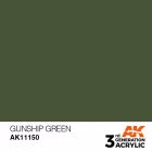 AK 3rd Generation Gunship Green 17ml