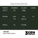 AK Interactive - Extra Dark Green 17ml festék