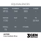 AK Interactive - Intermediate Blue 17ml festék