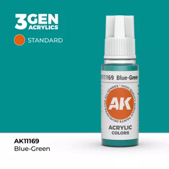 AK Interactive - Blue-Green 17ml festék