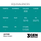 AK Interactive - Blue-Green 17ml festék
