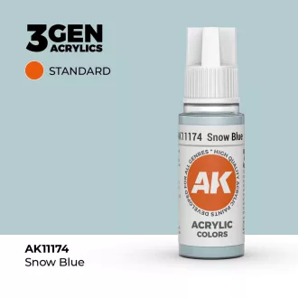 AK Interactive - Snow Blue 17ml festék