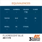 AK 3rd Generation Fluorescent Blue 17ml