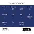 AK Interactive - Dark Blue 17ml festék