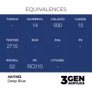 AK Interactive - Deep Blue 17ml festék