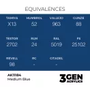 AK Interactive - Medium Blue 17ml festék