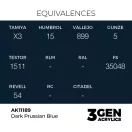 AK Interactive - Dark Prussian Blue 17ml festék