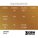 AK Interactive - Brass 17ml festék
