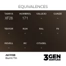 AK Interactive - Burnt Tin 17ml festék