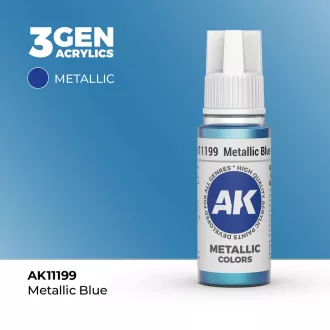 AK Interactive - Metallic Blue 17ml festék