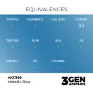AK Interactive - Metallic Blue 17ml festék