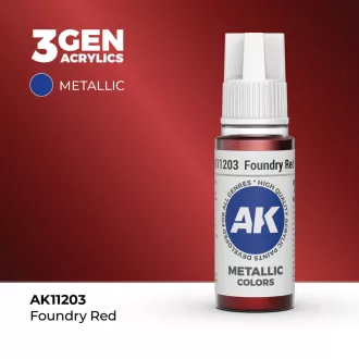 AK Interactive - Foundry Red 17ml festék