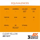 AK 3rd Generation Clear Yellow 17ml