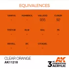 AK 3rd Generation Clear Orange 17ml