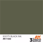 AK 3rd Generation Sooty Black INK 17ml