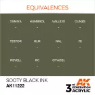 AK 3rd Generation Sooty Black INK 17ml