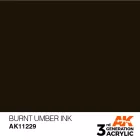 AK 3rd Generation Burnt Umber INK 17 ml