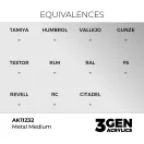 AK Interactive - Metal Medium 17ml festék
