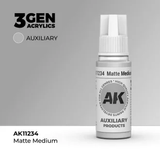 AK Interactive - Matte Medium 17ml festék