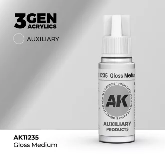 AK Interactive - Gloss Medium 17ml festék