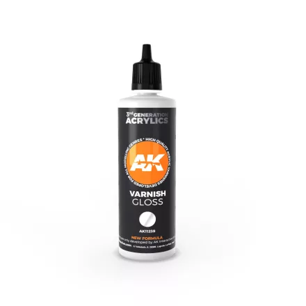 AK 3rd Generation Gloss Varnish 100ml